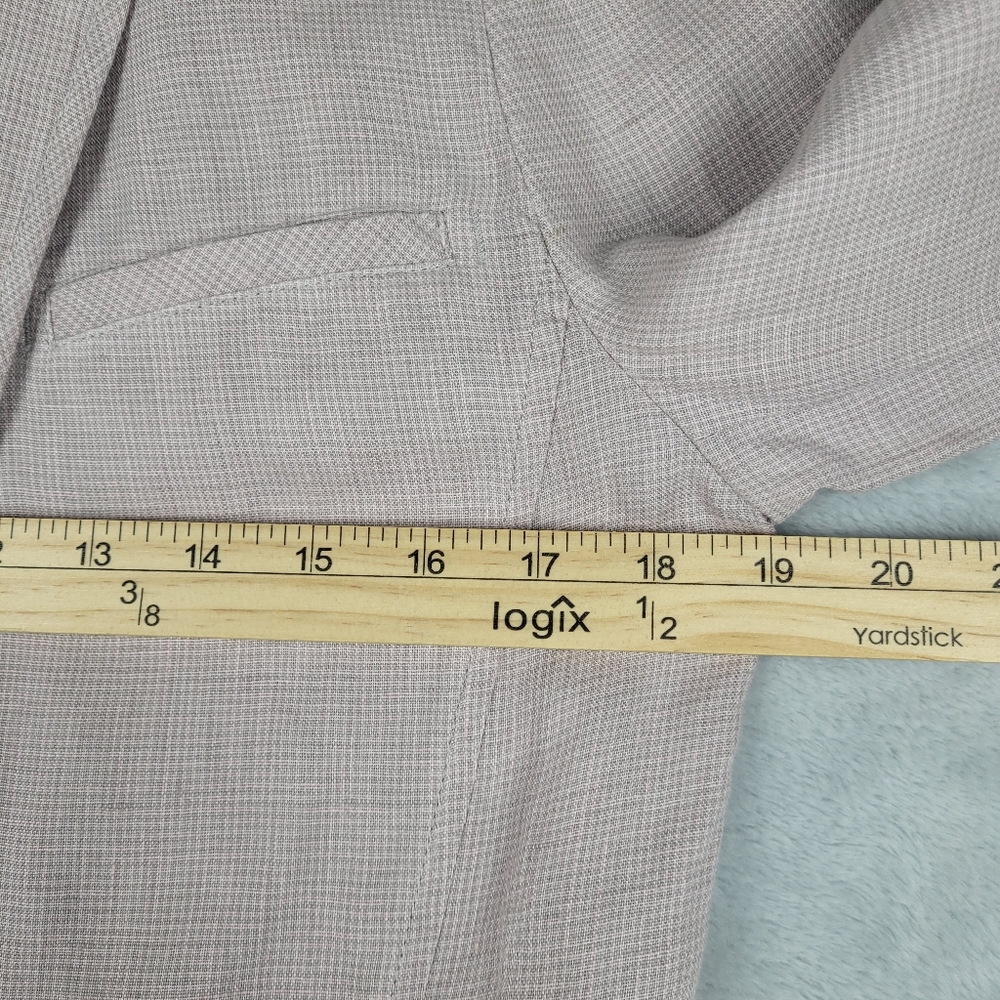 Wrap London Women's Linen Suit Set Blazer Pants Size 10 - Picture 5 of 16